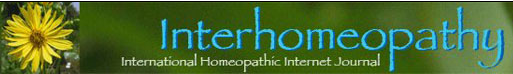 Interhomeopathy - Interhomeopathy, international homeopathic internet journal Interhomeopathy Interhomeopathy international homeopathic internet journal